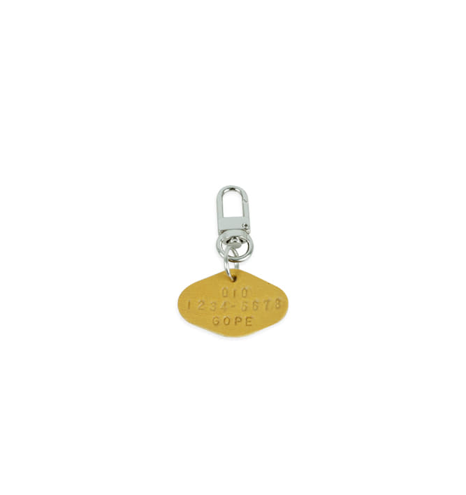 Picture Dog ID Tag YELLOW
